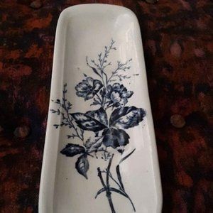 Vintage Blue & White Ironstone Dish